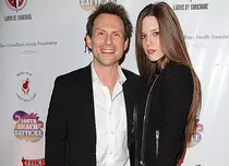 Christian Slater s-a însurat spontan cu iubita, Brittany Lopez