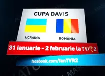 Partida Ucraina – România din Cupa Davis va fi transmisă de TVR 2