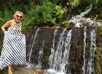 Foto: Cum s-a simţit Corina în vacanţa în România