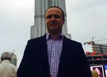 Grig Chioriu a vizitat Burj Khalifa, Dubai, în vacanță