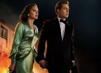 A apărut posterul filmului „Aliatul”, cu Brad Pitt și Marion Cotillard