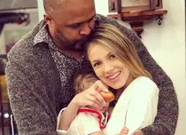 GALERIE FOTO. Cabral și Andreea Ibacka și-au botezat fiica. Ce ținute au ales cei doi