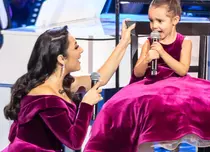 GALERIE FOTO. Andra în duet pentru prima oară cu fiica sa, Eva. Toate detaliile despre concertul caritabil susținut de artistă