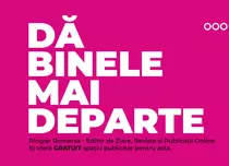 Dă binele mai departe. Ringier îți oferă GRATUIT spațiu publicitar pentru asta