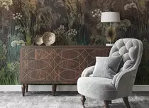 Idei pentru decorarea cu tapet în living