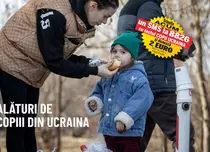 Alături de copiii din Ucraina. Fundația Ringier România a donat combustibil solid și medicamente pentru zeci de refugiați ucraineni găzduiți în comuna Jijila