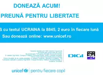 Digi24 demarează campania „Împreună pentru libertate”, în colaborare cu UNICEF România