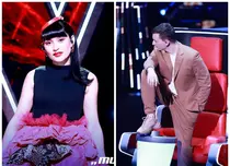 „Vocea României”, 7 octombrie 2022. Irina Rimes și Denis Roabeș se bat pe un concurent. „Mi-a fost greu să lupt cu mâinile legate”