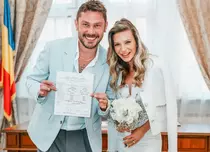 Ana Baniciu și Edy Kovacs s-au căsătorit. Primele imagini de la cununia civilă. „Ne-am luat!”