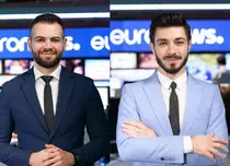 Daniel Coman și Radu Hângănuț prezintă matinalul „Bună dimineața, România!”, la Euronews România