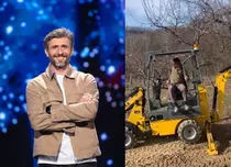 Dragoș Bucur, un agricultor cu talent! „Eram sigur pe scenă cu buldozerul, atât de bun sunt”. Ce mesaj i-a transmis mama sa