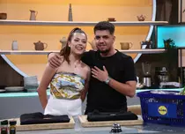 Babasha, față în fața cu cei patru jurați de la „Chefi la cuțite”. Artistul a gătit alături de sora sa