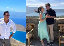 Daniel Buzdugan, vacanță de vis în Grecia cu întreaga familie. Cum arată soția prezentatorului: „Lumea pentru mine ești tu”