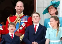 Prințul William și Kate, alături de George, Charlotte și Louis, la parada Trooping the Colour. Pozele de familie care au topit inimile fanilor