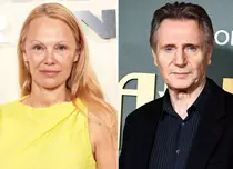 Liam Neeson, dezvăluiri picante despre colaborarea cu Pamela Anderson: „Sunt nebun după ea!”