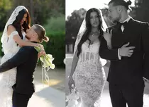 Alina Eremia și Edy Barbu s-au căsătorit după 9 ani de relație. Artista a purtat două rochii de mireasă și a petrecut până în zori