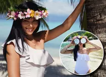 GALERIE FOTO. Corina Caragea, vacanță de poveste în Bora Bora. Peisaje spectaculoase și plajă cu nisip fin. Ce mesaje i-au transmis colegii