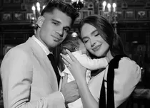 Băiețelul lui Ianis Hagi a împlinit cinci luni. Imagine adorabilă cu micuțul Giorgios