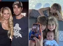 Anna Kournikova și Enrique Iglesias, prima imagine cu toți cei patru copii! Ce nume romantic au ales pentru mezin