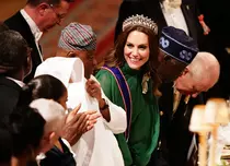 Kate Middleton, apariție spectaculoasă la Castelul Windsor. Semnificația ascunsă a rochiei verzi purtate de Prințesă