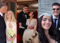 Ștefan Târnovanu, Dennis Man și Alibec s-au căsătorit în aceeași zi! Imagini de la nunțile de poveste ale tricolorilor