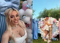 Anisia Gafton și Florin Serghei au dezvăluit sexul bebelușului chiar de 1 Iunie. Imagini emoționante de la petrecere