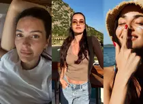 Cum își petrec vara cele mai iubite actrițe din serialele turcești. Fahriye Evcen, Hande Erçel și Neslihan Atagül, imagini din vacanță