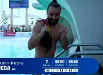 Adrenalină pură la TVR Sport! Cătălin Preda și Constantin Popovici sar de la 27 de metri în finala Cupei Mondiale
