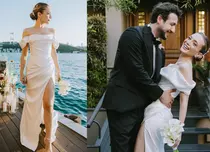 Primele imagini de la nunta Damlei Sönmez. Actrița din „Legea familiei” s-a căsătorit într-o ceremonie discretă la Istanbul