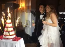 Valentina Pelinel a publicat imagini nemaivăzute de la nunta cu Cristi Borcea. „Cu Milan lângă noi, fetițele în burtică”