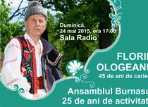 Florin Ologeanu și Ansamblul Burnasul, împreună la Sala Radio, pe 24 mai