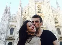 Diana Bart a fost cerută de soție la Roma