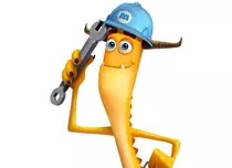 El este Tylor Tuskmon, personajul principal din „Monsters at Work”, serialul derivat din „Compania monștrilor”