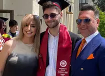 Fiul lui Christian Sabbagh a absolvit Facultatea de Drept: „Așa arată doi părinți fericiți”
