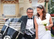 Mihai Rădulescu s-a căsătorit. Primele imagini de la nunta știristului TVR
