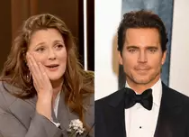 Matt Bomer a sărutat-o pe neașteptate pe Drew Barrymore. Reacția artistei a fost senzațională