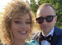 Alexia Țalavutis, secretul căsniciei cu producătorul Alex Fotea. „Facem echipă foarte bună şi pe platou, dar şi acasă”. EXCLUSIV