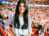Corina Caragea, în tribune la meciul Atletico Madrid - Borussia Dortmund. Vedeta Pro TV, copleșită de galeria microbiștilor. „A fost de vis”