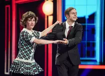 Lucian Ionescu și Oana Predescu, moment savuros la iUmor 2024. I-au impersonat pe Ștefan Bănică și Stela Popescu 