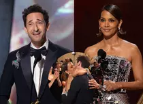 Halle Berry l-a sărutat pe Adrien Brody, la Premiile Oscar 2025. Au recreat momentul celebru din 2003