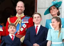 Prințul William și Kate, alături de George, Charlotte și Louis, la parada Trooping the Colour. Pozele de familie care au topit inimile fanilor