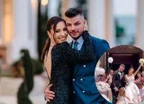 Roxana Ghiorghian și Valentin Luca s-au căsătorit religios. Imagini spectaculoase de la nuntă. Mireasa a îmbrăcat două rochii