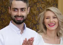 Alexandra și Radu Bucălae, imagini emoționante de la cununia civilă. De ce au lipsit părinții lor de la eveniment