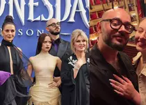 Victor Dorobanțu, strălucitor pe covorul roșu la premiera londoneză a „Wednesday” – sezonul 2. Cine l-a însoțit la evenimentul grandios