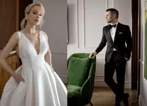 De la prima întâlnire la altar: povestea de dragoste a Sandrei Izbașa și a lui Răzvan Bănică de la Power Couple. Imagini din ziua nunții