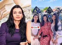 Cum arată astăzi Alina, sora cea mare a Monicăi Gabor. Au participat împreună la un eveniment monden: „O parte din inimile noastre”