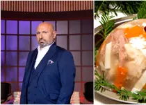 Rețeta lui Cătălin Scărlătescu pentru o piftie delicioasă de Crăciun. Ingredientul secret care îi oferă o savoare aparte