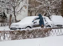 Cod roșu de ninsori în București: Mesaj RO-Alert trimis în toiul nopții și strat de zăpadă de 35 cm. Ce restricții s-au impus