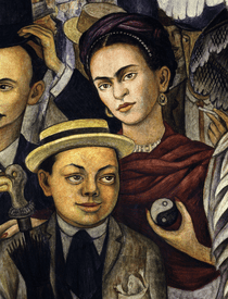Povestea de dragoste dintre pictorii Frida Kahlo şi Diego Rivera bate orice film! În ziua nunţii lor, s-a spus „Parcă s-ar căsători un elefant cu o porumbiță”