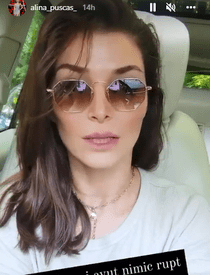 Alina Puscas s-a lovit la piciir